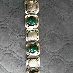 Steriling silver Hand bracelet